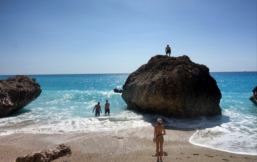 Kavalikefta plaža Lefkada 